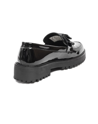 Mocasines Negros Ballerinas Lineth