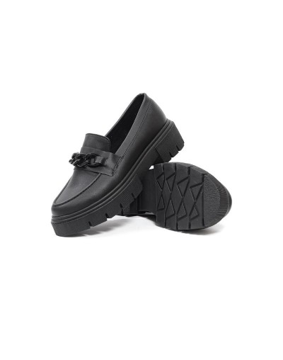 Mocasín Negro Ballerinas Silvy