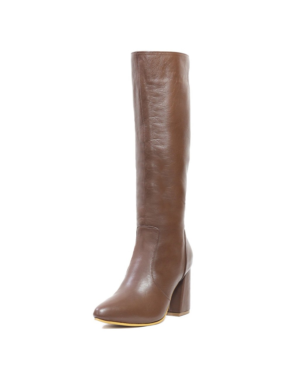 Botas de Cuero Coñac para Mujer Ballerinas Gloria 