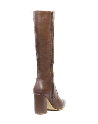 Botas de Cuero Coñac para Mujer Ballerinas Gloria 