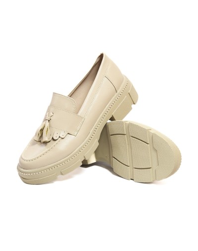 Mocasín Beige Ballerinas Sara