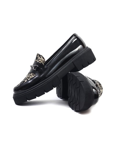 Mocasines Negro Ballerinas Tania 