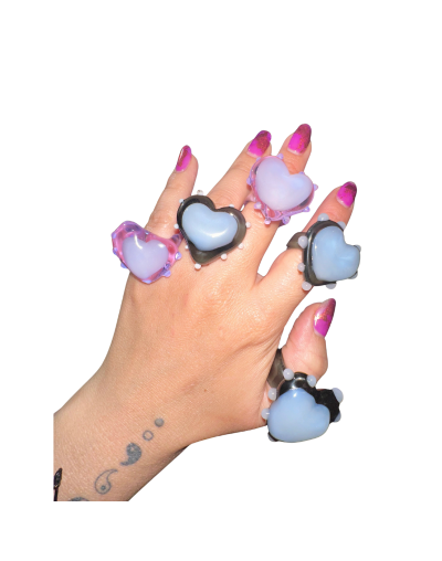 ANILLO CORAZON CHUNKY