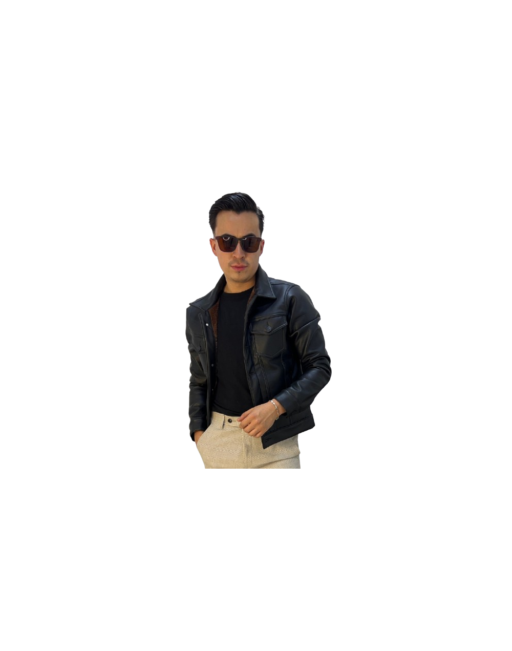 Chaqueta de Eco cuero Bond