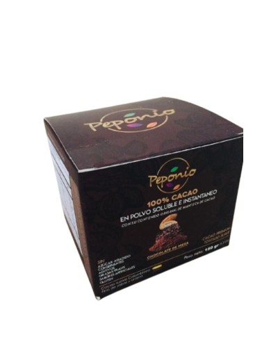 PEPONIO - CACAO PURO EN POLVO SOLUBLE E INSTANTANEO  -  A GRANEL (LICOR DE CACAO)