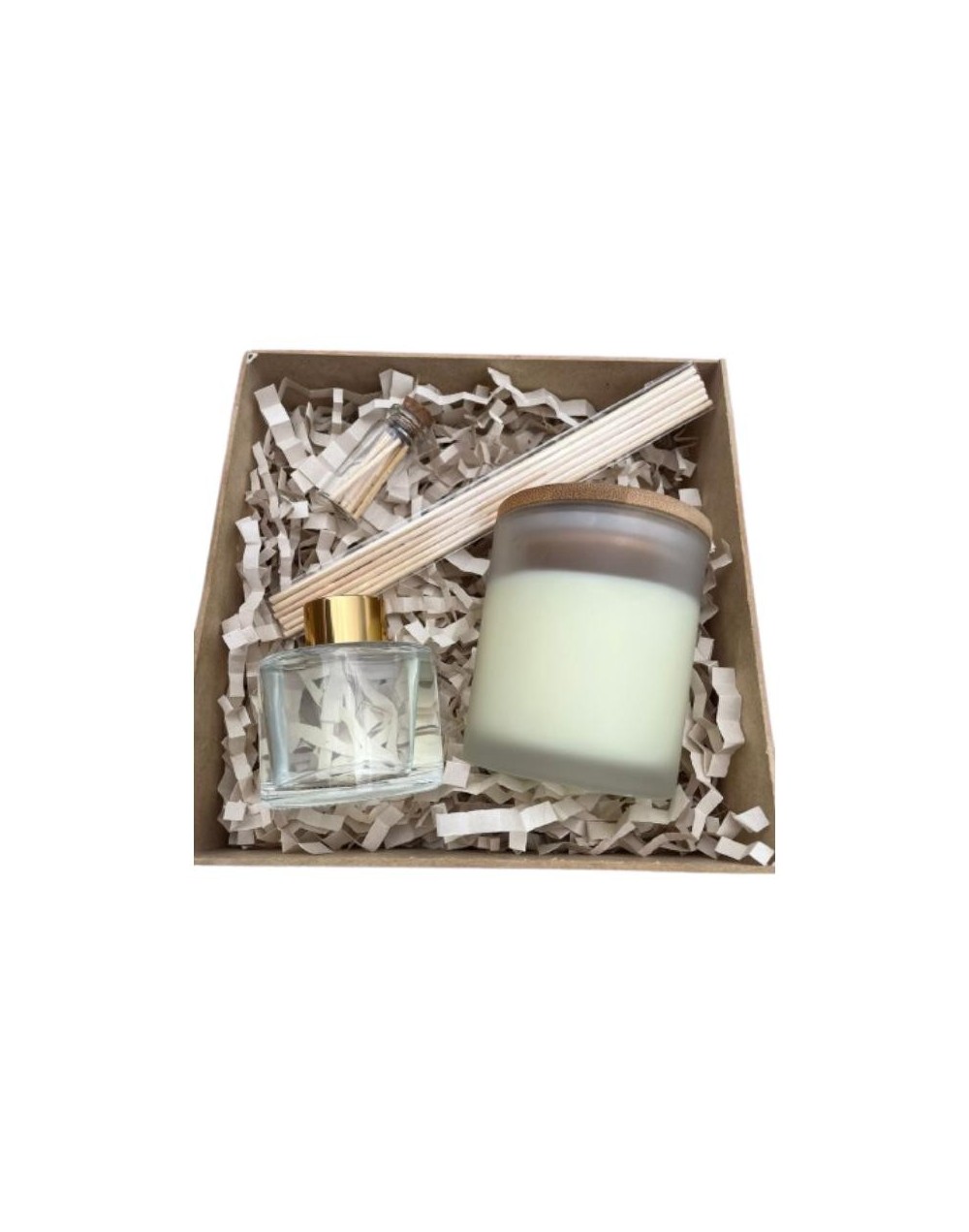 “Box Aroma & Luz  – Vela y difusor aromático para armonizar tus espacios