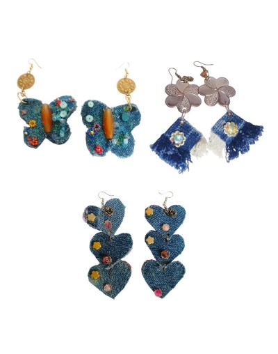 Aretes En Jean