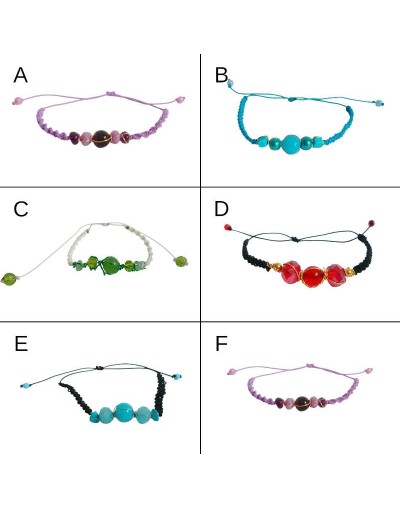Pulsera De Cuarzos Con y Sin Tejidos