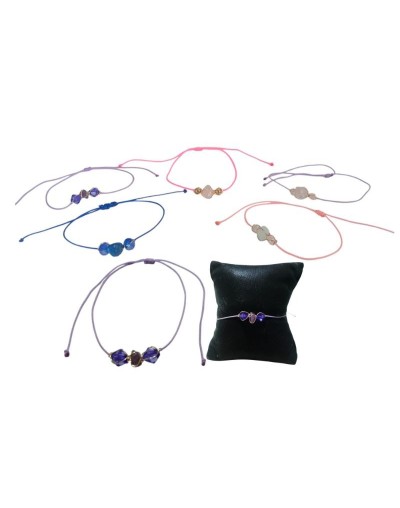 Pulsera De Cuarzos Con y Sin Tejidos