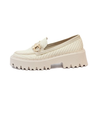 Mocasines Beige Ballerinas Lucia