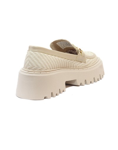 Mocasines Beige Ballerinas Lucia
