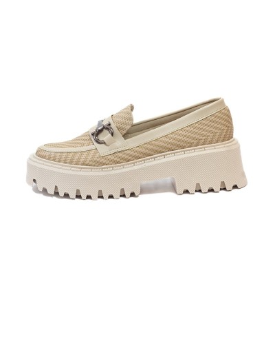 Mocasines Beige Oscuro Ballerinas Lucia