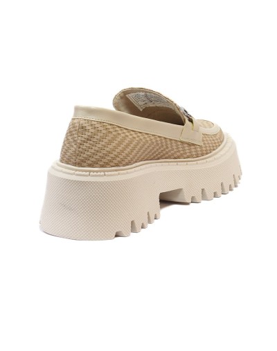 Mocasines Beige Oscuro Ballerinas Lucia