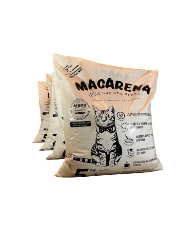 PROMO x5 Macarena ¡más que una arena! 25 kg de Lavanda, café o pino