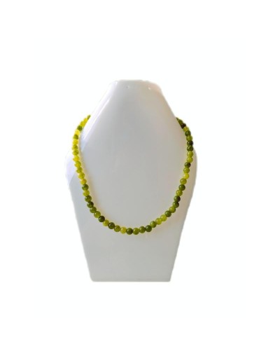 Collar cuentas de ágata verde