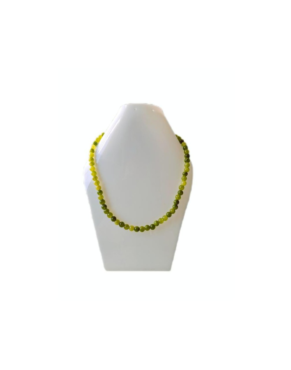 Collar cuentas de ágata verde