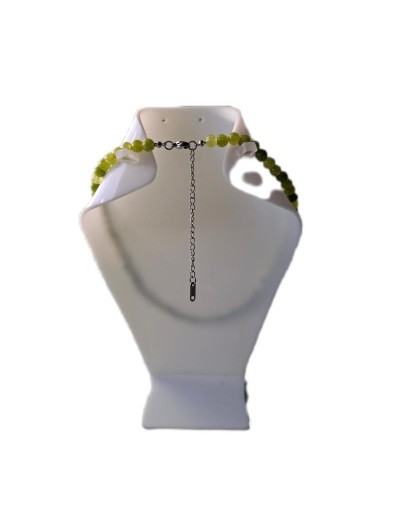 Collar cuentas de ágata verde