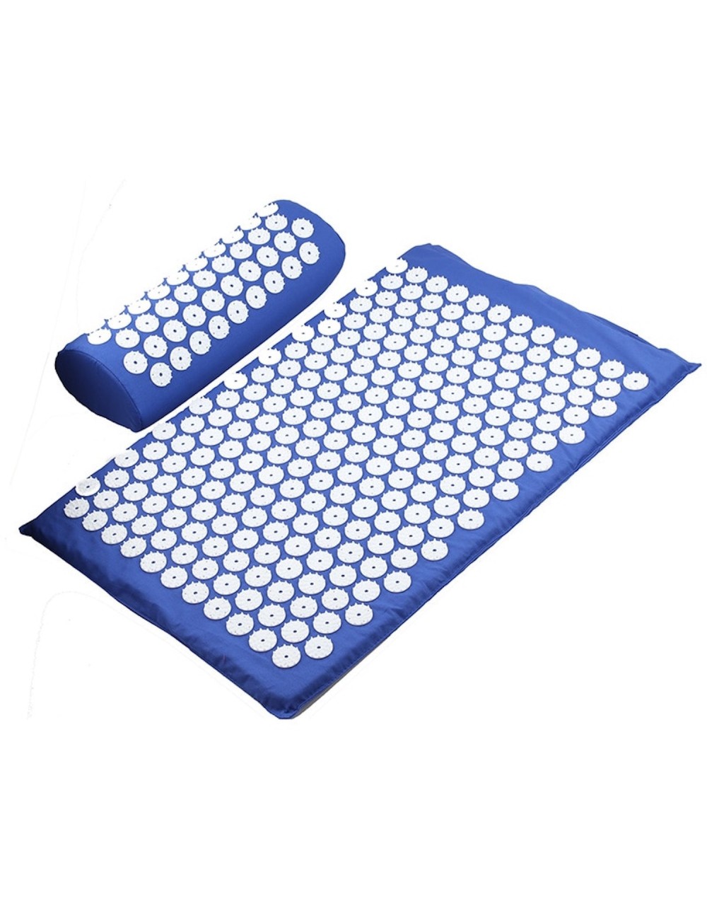 Set Esterilla Cojín Puntas Acupuntura Yoga Masajea Color Azul