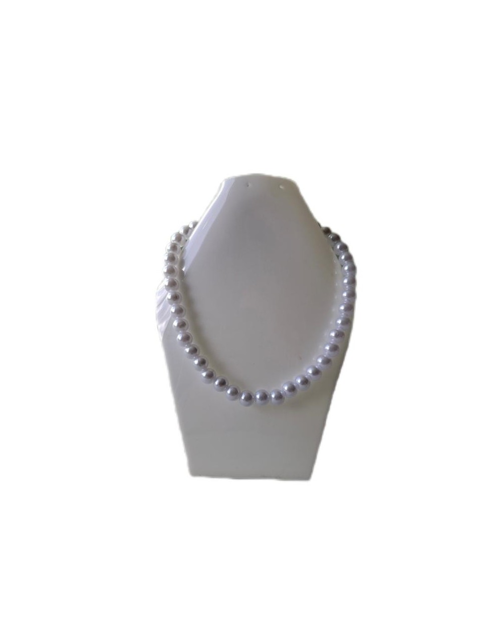 Collar perla sintética