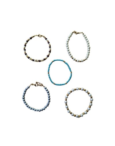 Pulseras en perla sin diseño