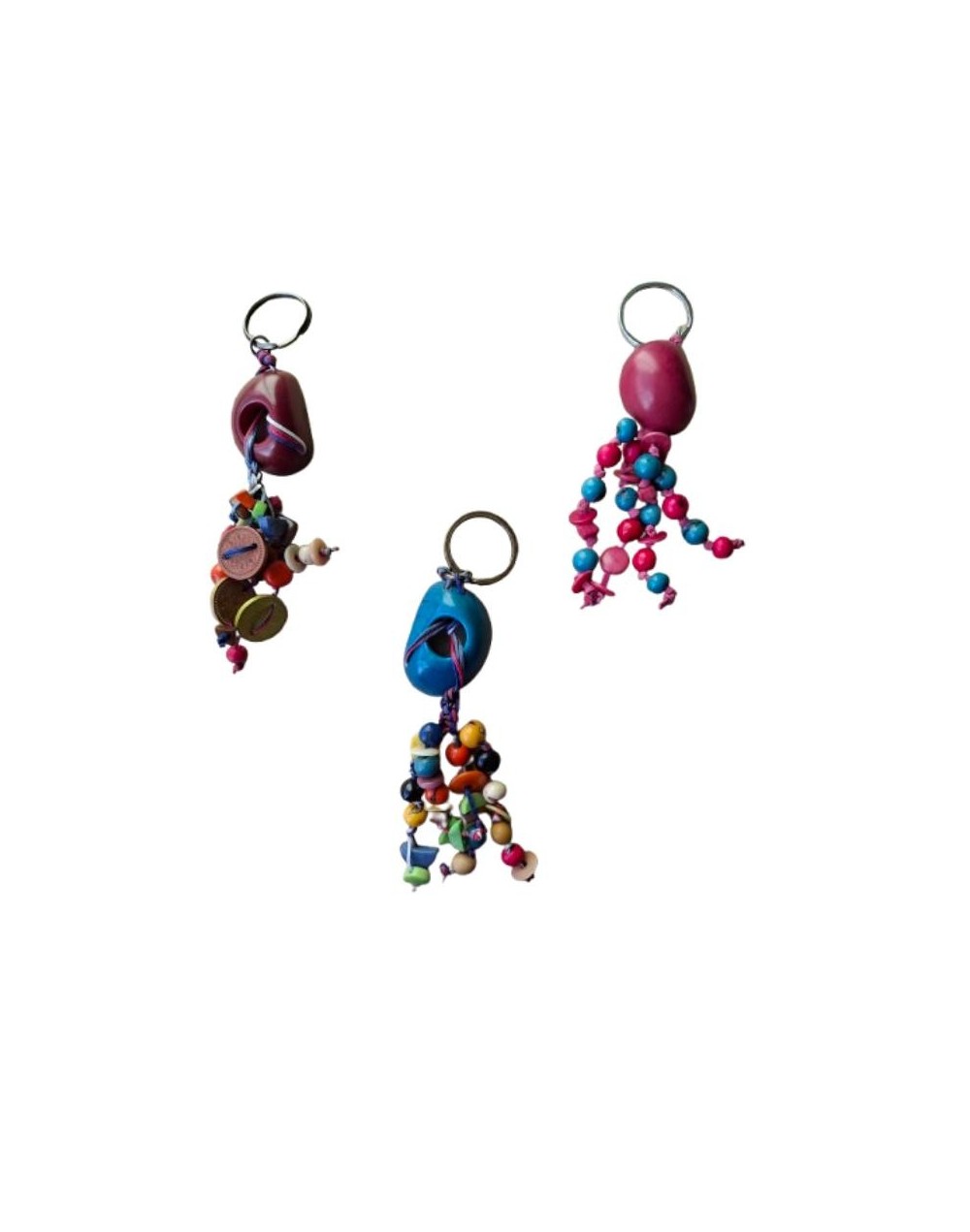 Llaveros en tagua