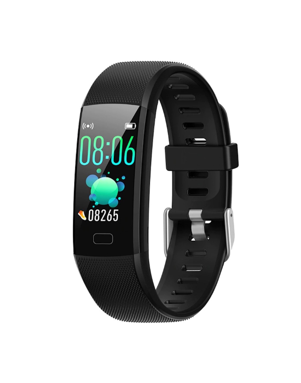 Smartband Colmi Y10 Monitor Actividad Física Ritmo Color Negro