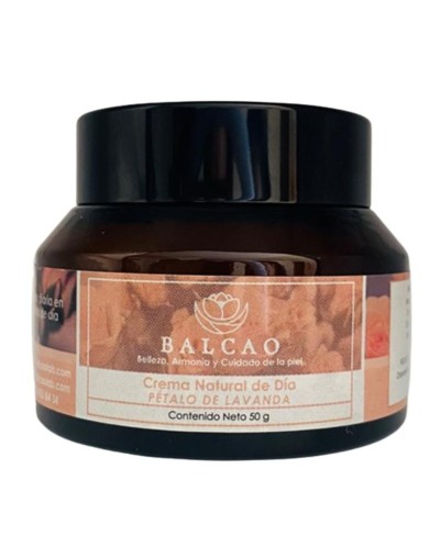 Crema natural de día pétalo de lavanda 50 g