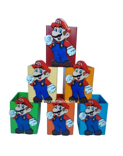 Portalápices Mario Bros