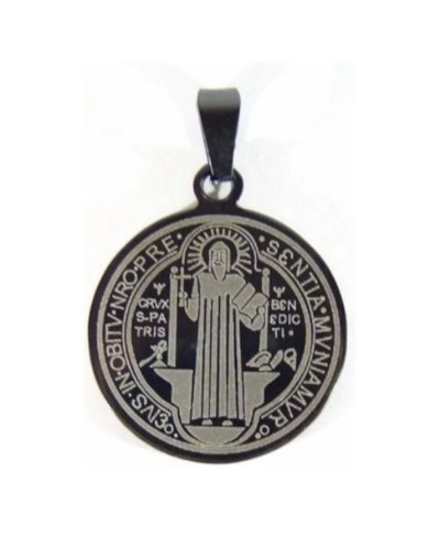 Medalla San Benito Acero Inoxidable 34 Cm