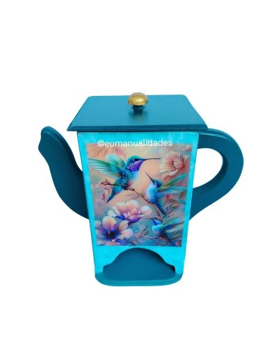 Dispensador colibríes aguamarina