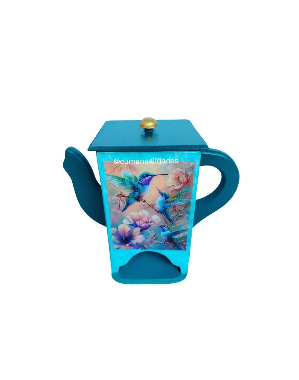 Dispensador colibríes aguamarina