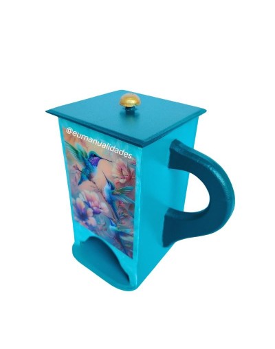 Dispensador colibríes aguamarina