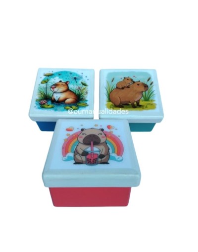 Caja mini capibara