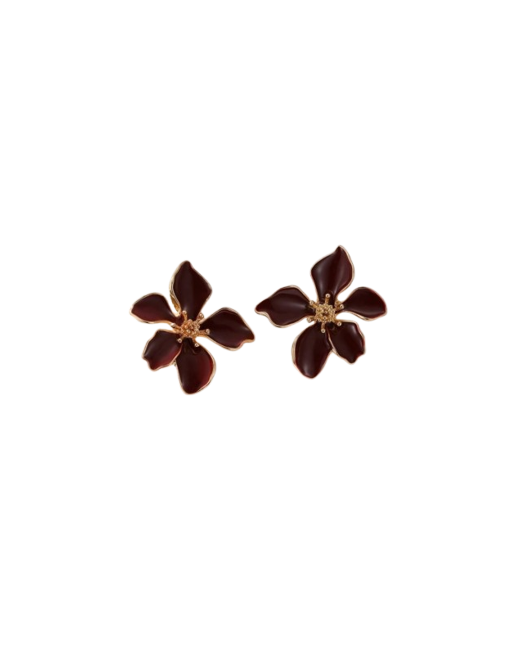 Aretes Lirios con Baño en Rodio | Elegancia Floral