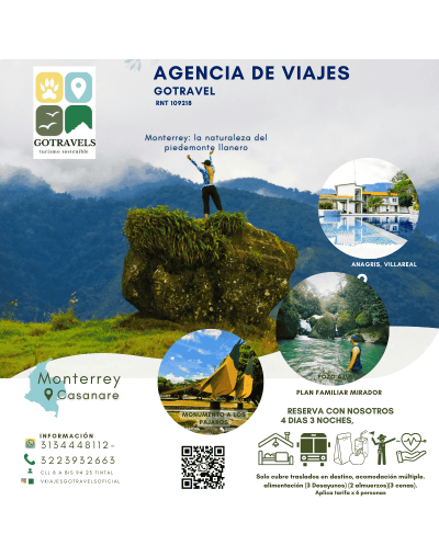 Monterrey: la naturaleza del piedemonte llanero