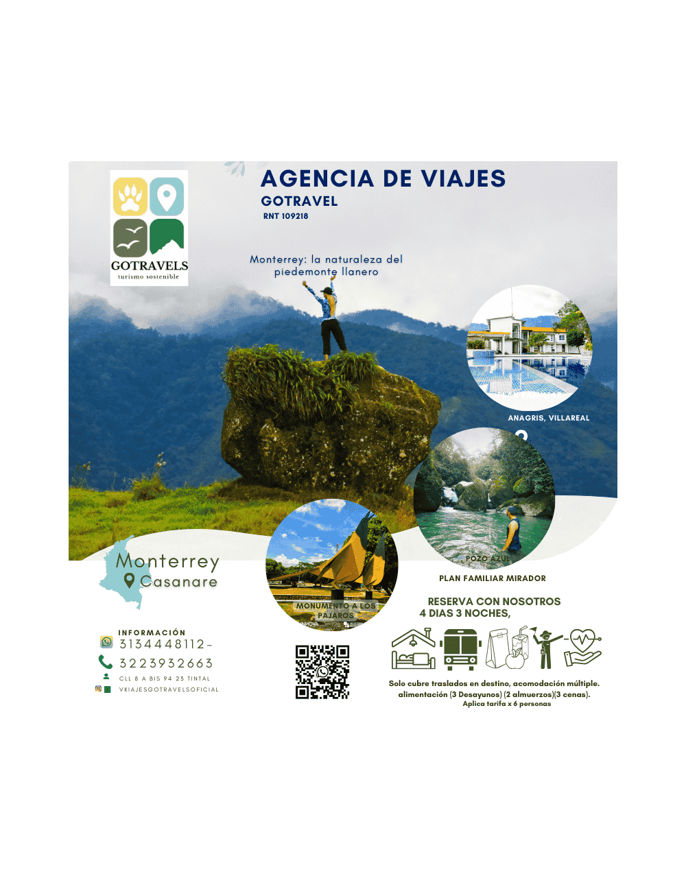 Monterrey: la naturaleza del piedemonte llanero