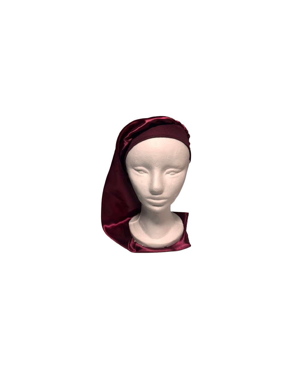 gorro de satin largo