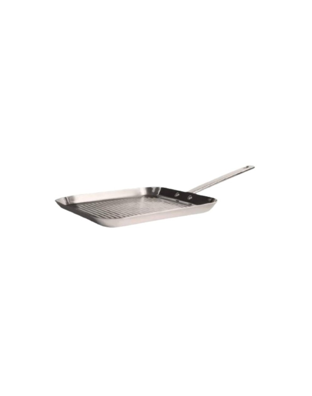Plancha acanalada en acero inoxidable grado quirurgico