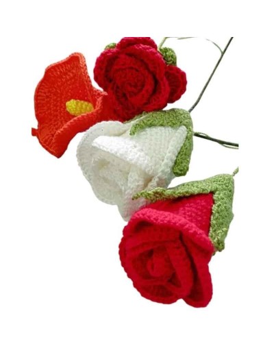 Flores tejidas