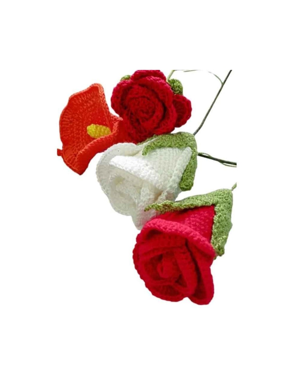 Flores tejidas