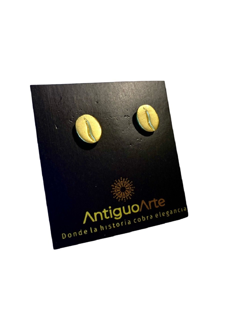 ARETES PRECOLOMBINOS EN BAÑO DE ORO