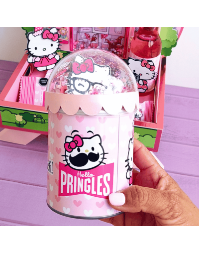 Bandeja Sorpresa Hello Kitty con luces y snacks