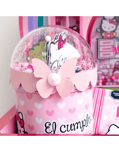 Bandeja Sorpresa Hello Kitty con luces y snacks