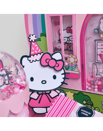 Bandeja Sorpresa Hello Kitty con luces y snacks