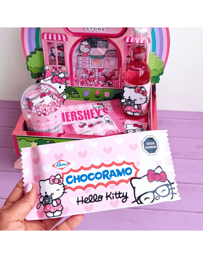 Bandeja Sorpresa Hello Kitty con luces y snacks