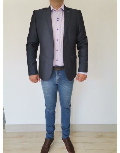 Chaqueta formal azul diseño
