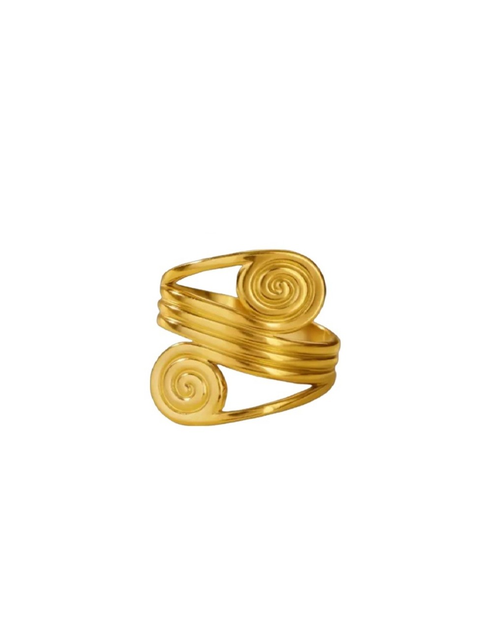 ANILLO EN BAÑO DE ORO 