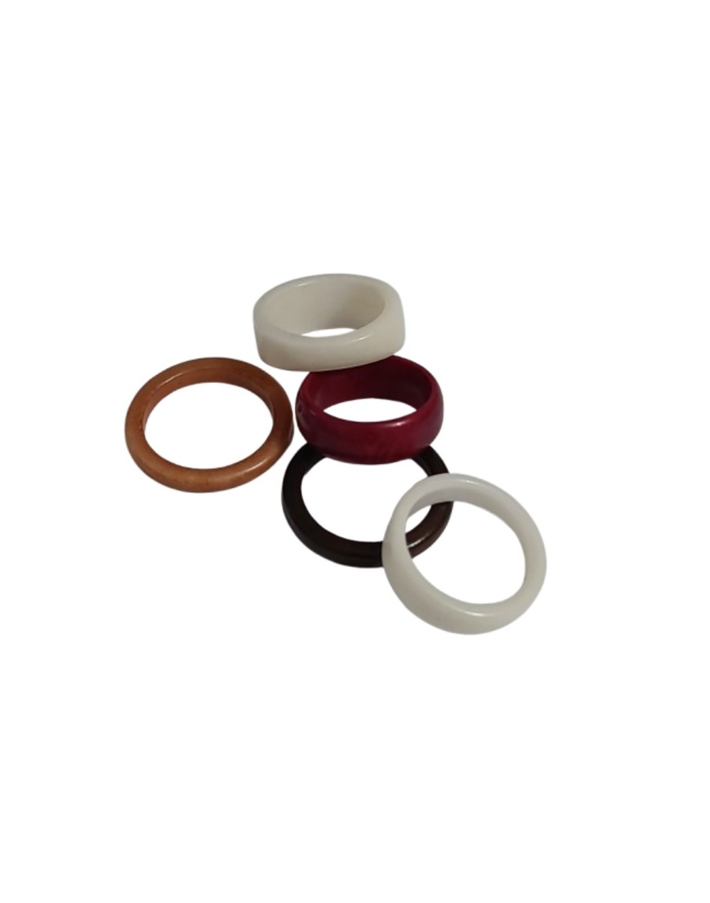 Anillos en Tagua sin diseño