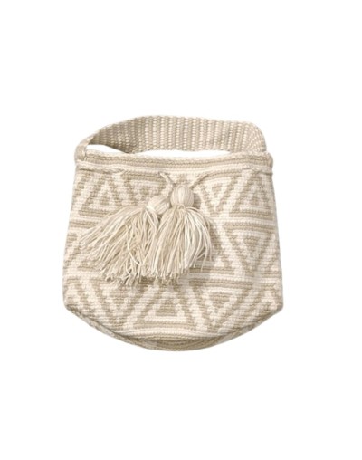 Bolso Pequeño Wayuú Hilado Hilo 17 x 15