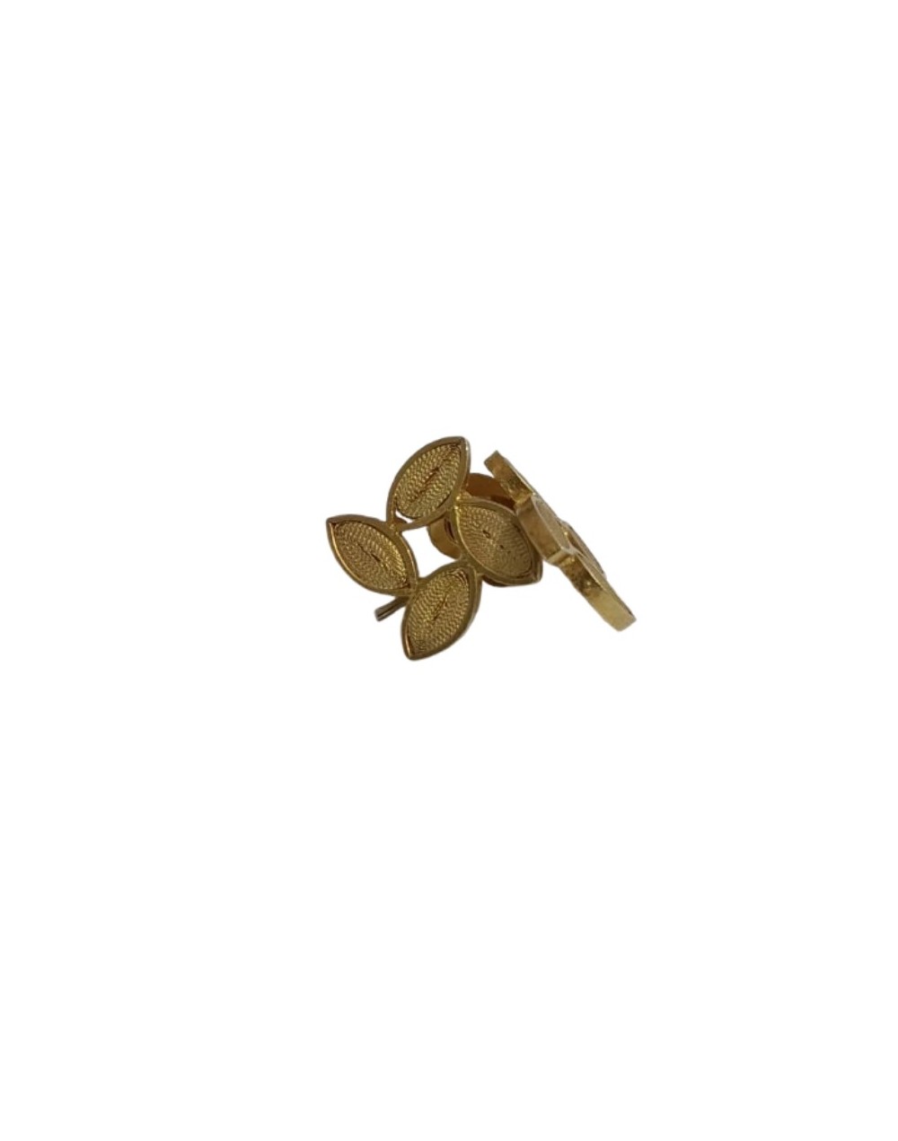 Aretes Filigrana en Plata/Baño 18k